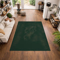 Cowgirl and Horse Art Rug, Horse Girl, Hand Drawn Line Art Area Rug, Minimal Western Decor, Artist Designed Rug, Cow Girl Art, Horse Art